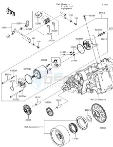 VULCAN S ABS EN650EHF XX (EU ME A(FRICA) drawing Starter Motor