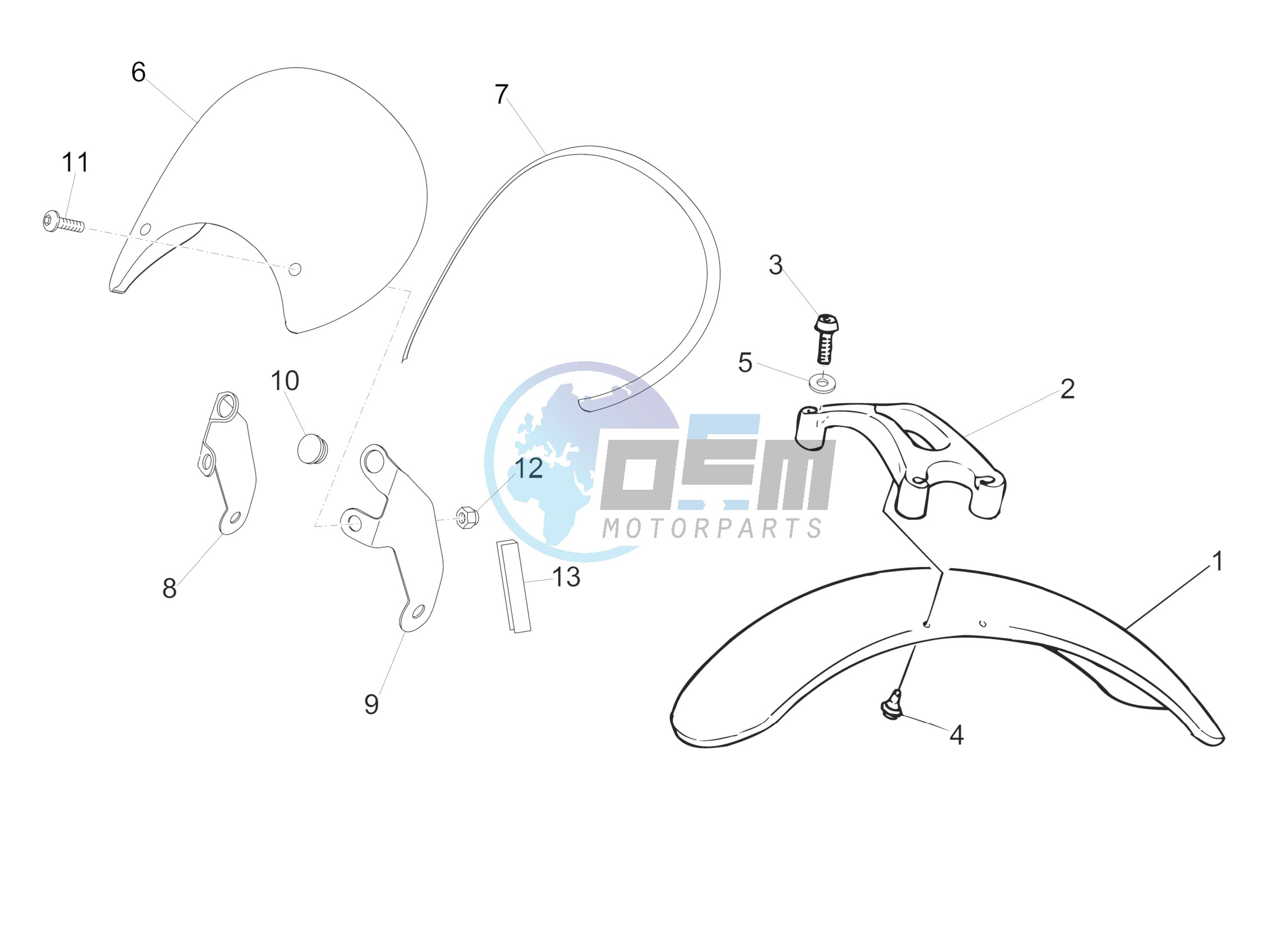 Front body - Front mudguard