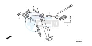 CB600FA9 Europe Direct - (ED / ABS) drawing STAND