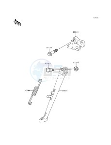 ZX 750 N [NINJA ZX-7RR] (N1-N2) [NINJA ZX-7RR] drawing STAND-- S- -