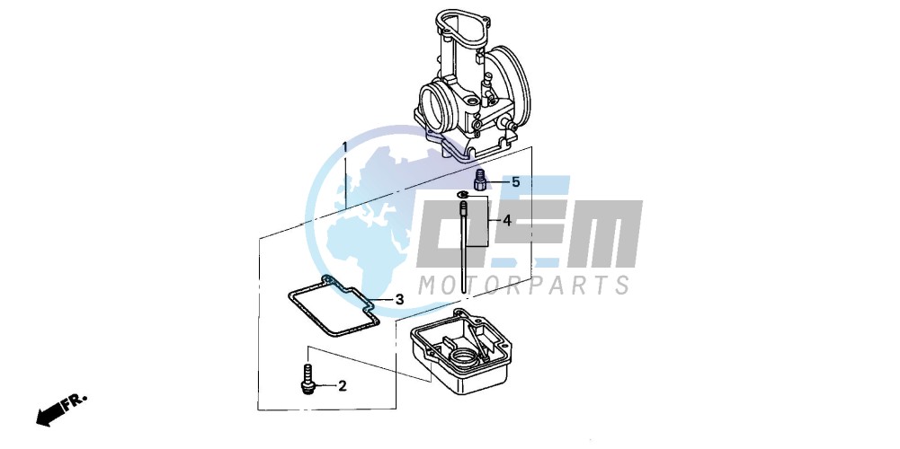 CARBURETOR O.P. KIT (CR125R2,3)