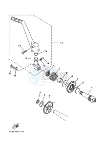 YZ125 (B4X6) drawing STARTER