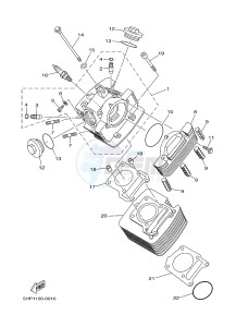 TT-R125 TT-R125LW (2CP8) drawing CYLINDER