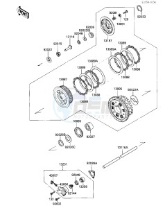 ZX 1000 B [NINJA ZX-10] (B1-B2) [NINJA ZX-10] drawing CLUTCH