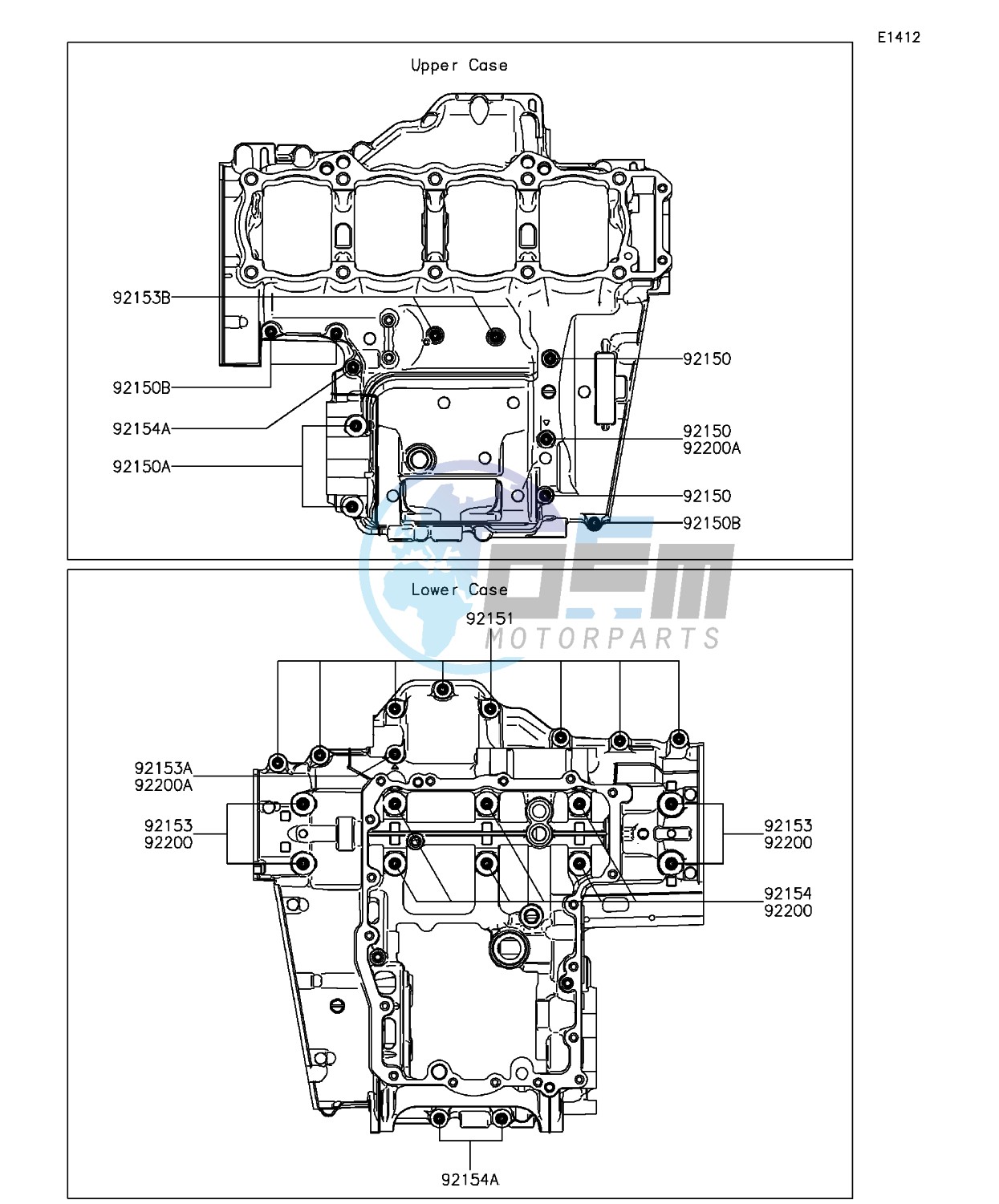 Crankcase Bolt Pattern