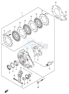 LT-A700X (E17) drawing REAR BRAKE ASSY