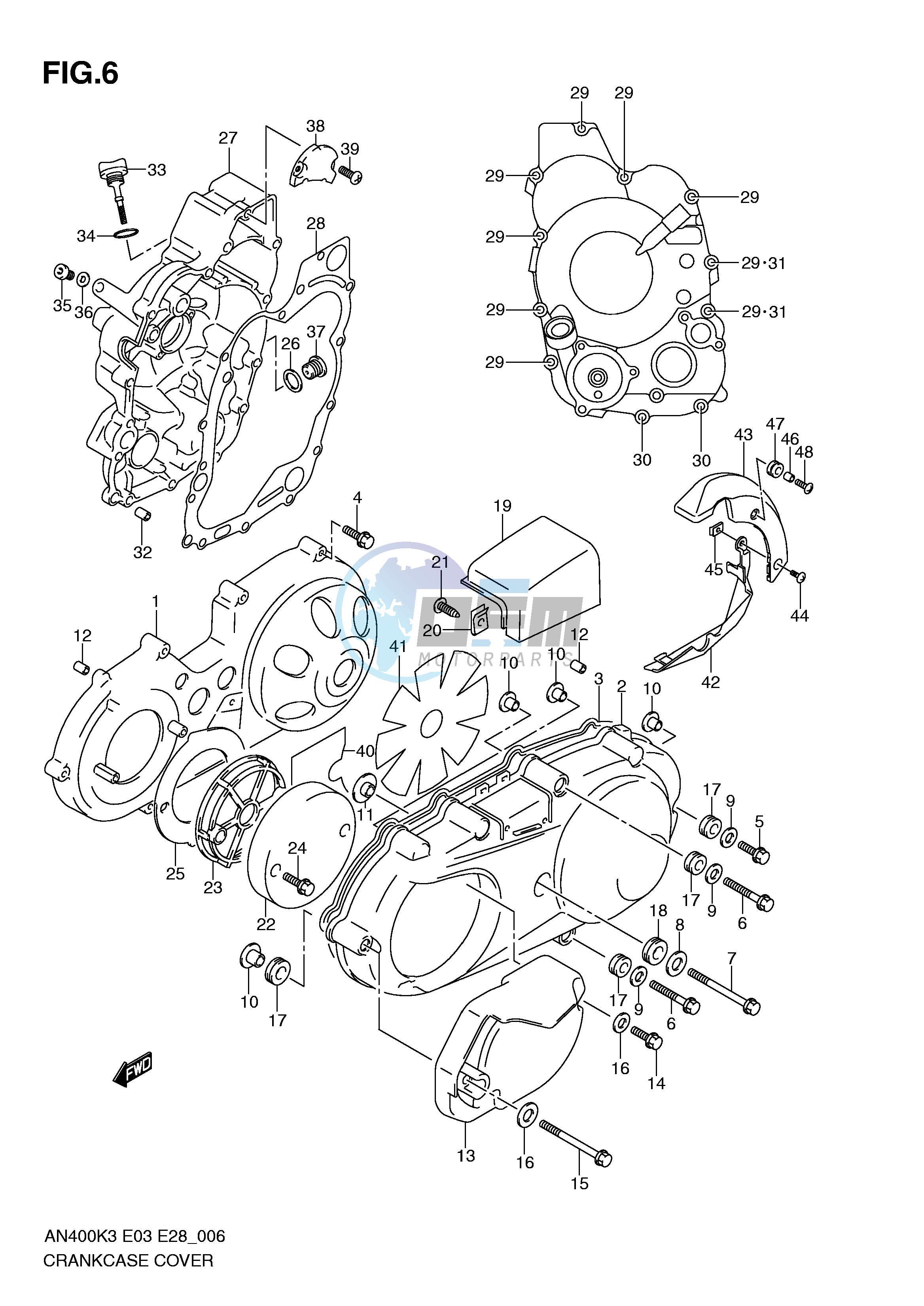 CRANKCASE COVER