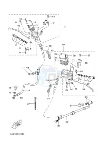 VP250 (5B2B 5B2B 5B2B 5B2B) drawing M. CYLINDER FOR DISK BRAKE