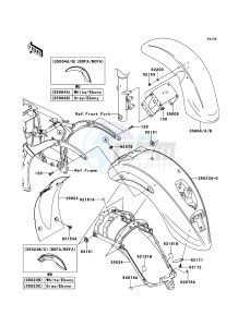 VN900 CLASSIC VN900BDFA GB XX (EU ME A(FRICA) drawing Fenders