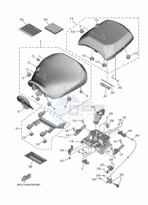 TRACER 9 GT MTT890D (BAPV) drawing SEAT