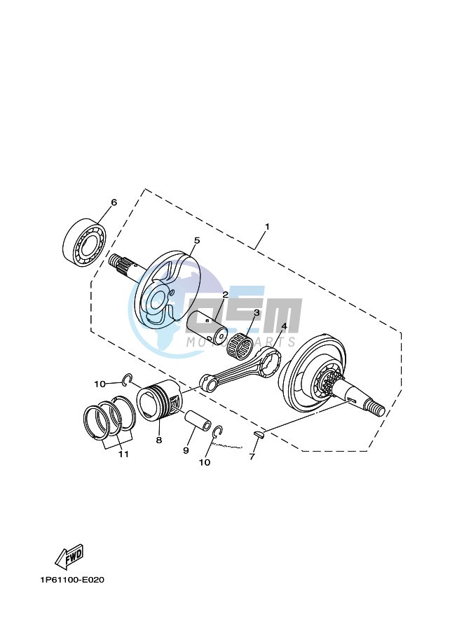 CRANKSHAFT & PISTON