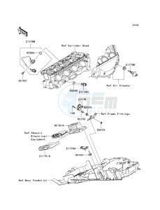 ZX 1000 D [NINJA ZX-10R] (D6F-D7FA) D7FA drawing FUEL INJECTION