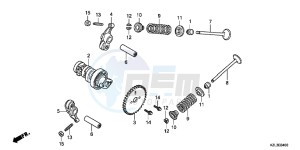 NSC110WHB drawing CAMSHAFT/ VALVE