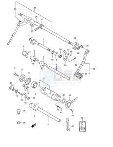 LT-F500F (E24) drawing GEAR SHIFTING (1)