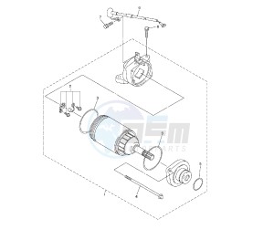 WR F 450 drawing STARTING MOTOR