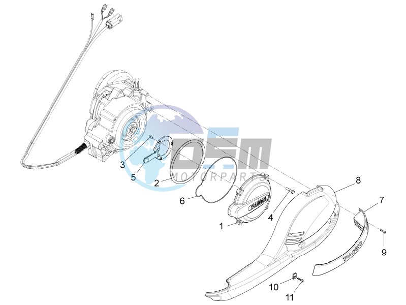 Crankcase cover - Crankcase cooling