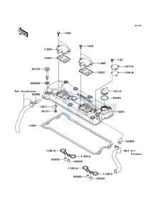 JET SKI STX-15F JT1500A6F FR drawing Cylinder Head Cover