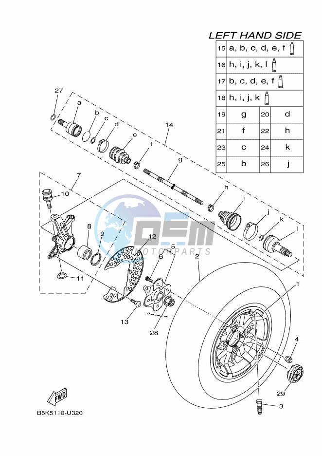 FRONT WHEEL