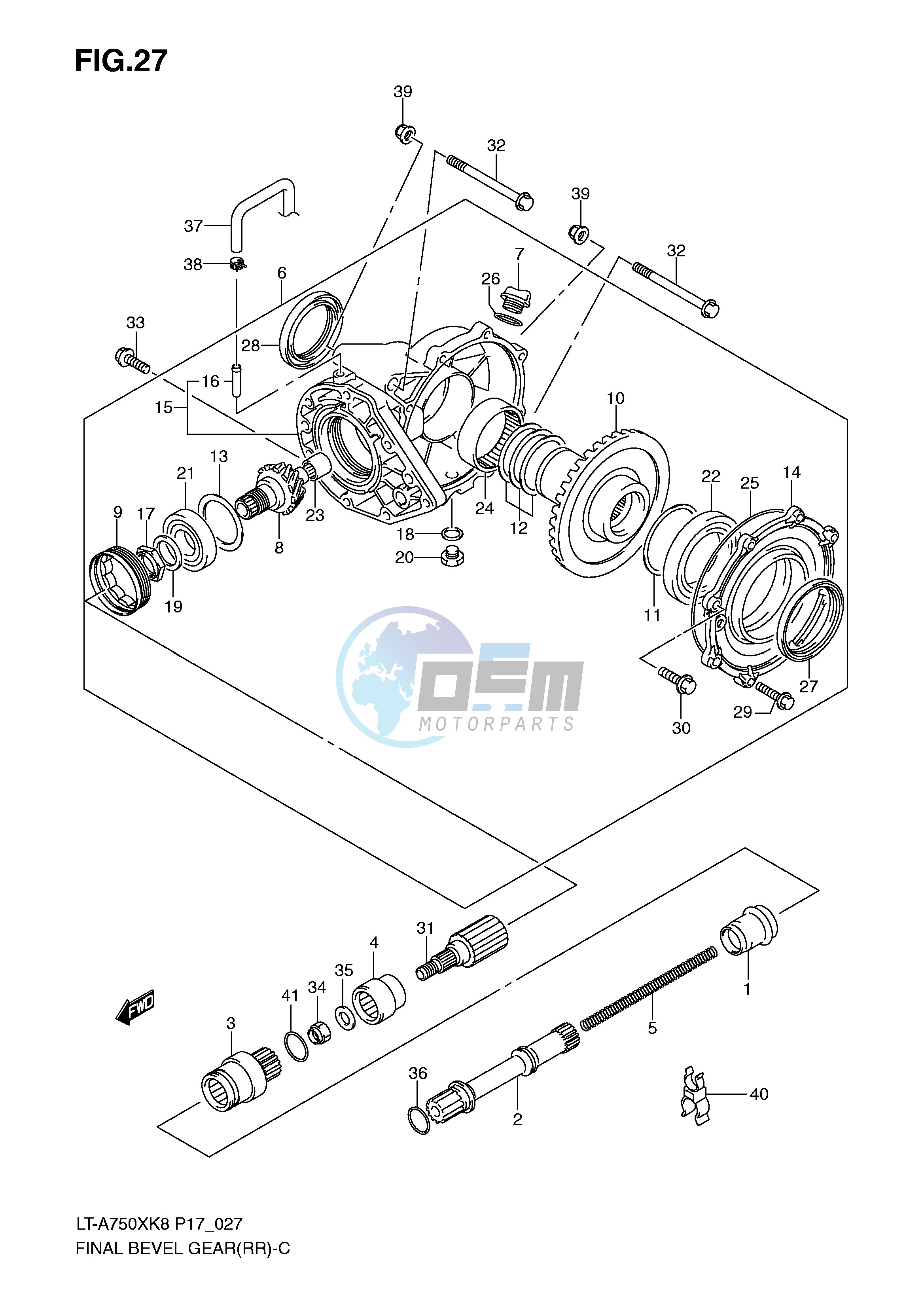 FINAL BEVEL GEAR (REAR)