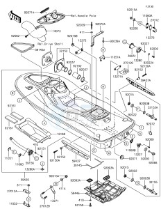 JET SKI STX-15F JT1500AGF EU drawing Hull