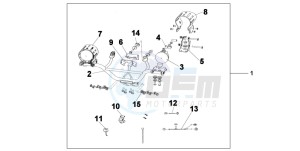 XL700V drawing FRONT FOG LIGHT