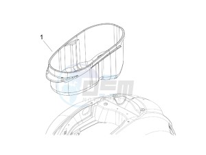 Granturismo 125 L Potenziato drawing Helmet housing - Undersaddle