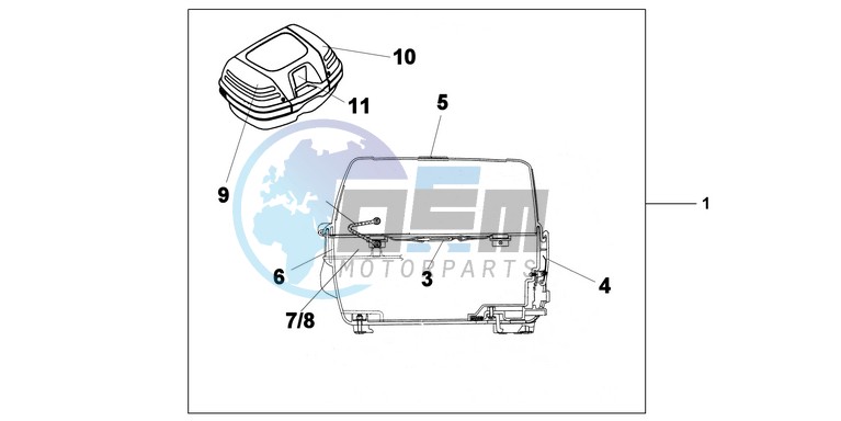 TOP BOX 45L (ON/OFF)