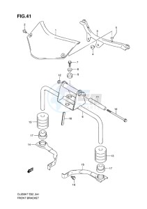 DL650 ABS V-STROM EU-UK drawing FRONT BRACKET