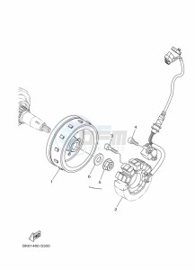 YZF125-A YZF-R125 (BGV3) drawing GENERATOR