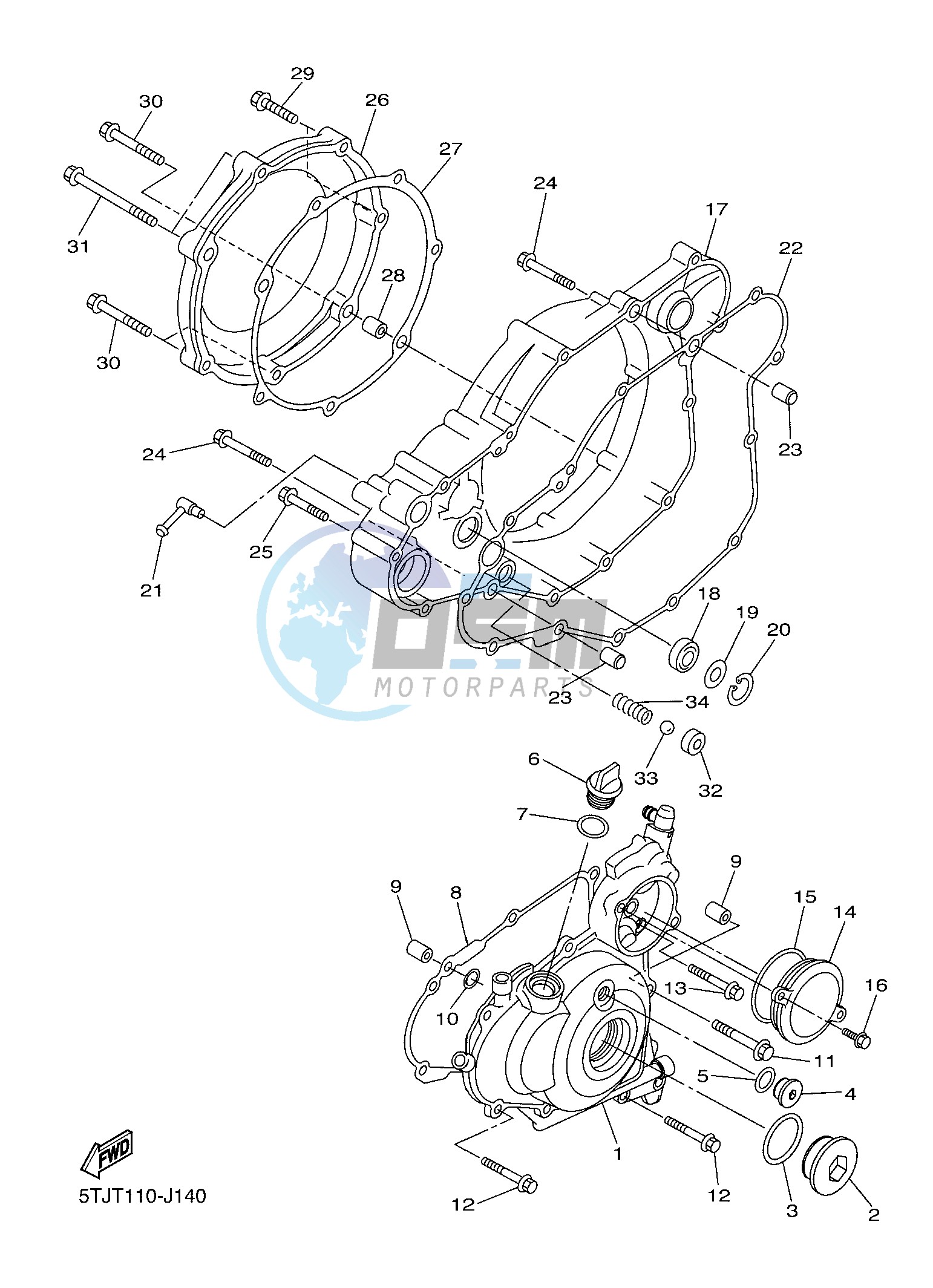 CRANKCASE COVER 1