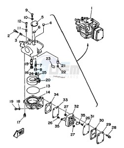 6D drawing CARBURETOR