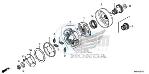 TRX420FE1H Europe Direct - (ED) drawing STARTING CLUTCH