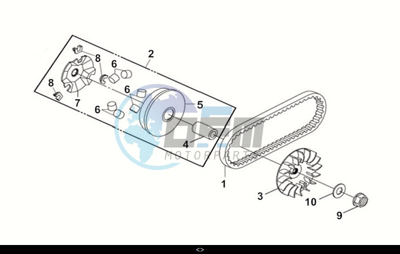 MOVABLE DRIVE FACE ASSY.