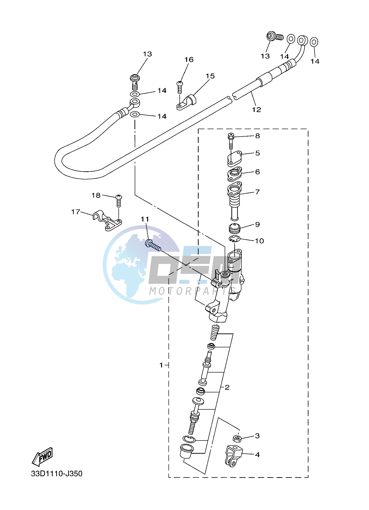 REAR MASTER CYLINDER