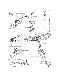 NINJA_ZX-6R ZX636EEF FR GB XX (EU ME A(FRICA) drawing Ignition Switch