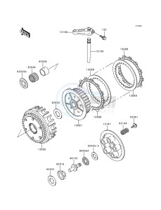 ZR 750 C [ZEPHYR 750] (C1-C3) [ZEPHYR 750] drawing CLUTCH