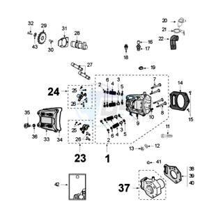 SAT400 SC drawing CYLINDER