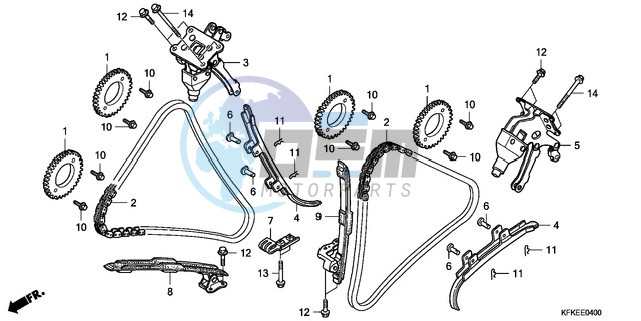 CAM CHAIN/TENSIONER