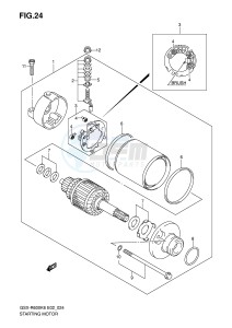 GSX-R600 (E2) drawing STARTING MOTOR