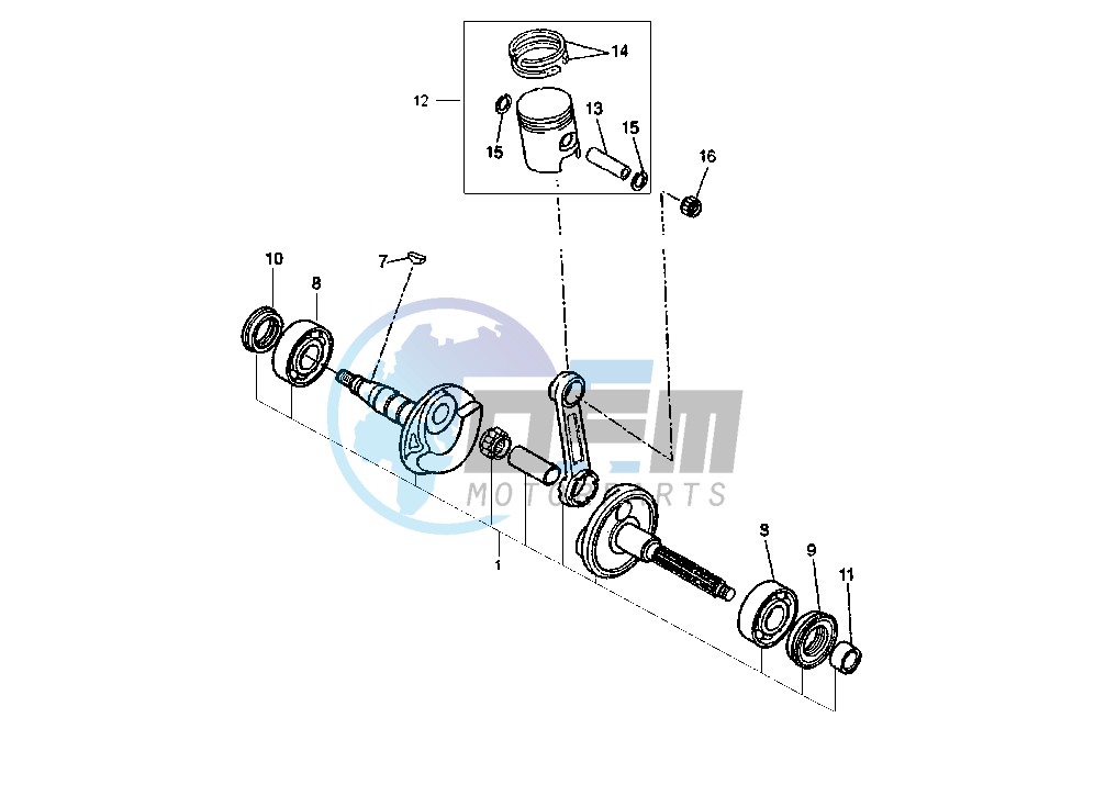 CRANKSHAFT PISTON