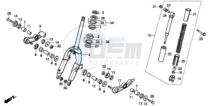 NH90 drawing FRONT FORK