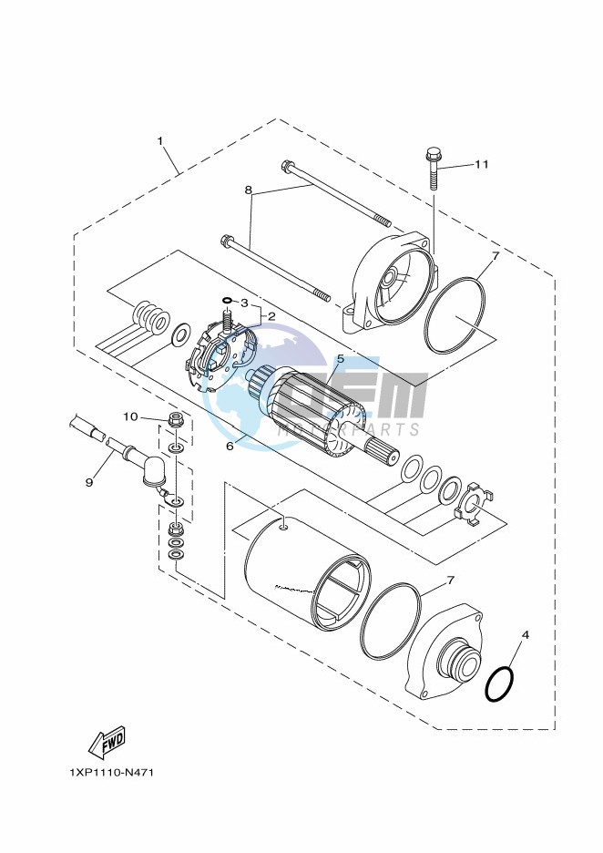 STARTING MOTOR