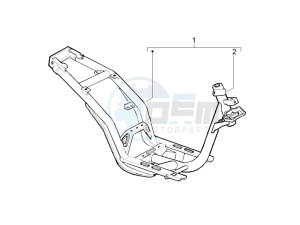 Liberty 50 4t Sport drawing Frame bodywork