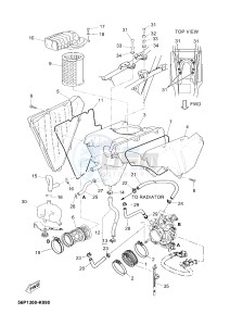 XT660ZA XT660Z ABS TENERE (2BE4 2BE4 2BE4) drawing INTAKE