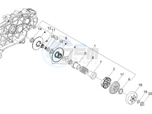 Runner 125 VX 4t e3 serie Speciale drawing Driven pulley