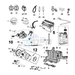 VIVA 3 L 4T A SPORTLINE drawing ELECTRIC PART