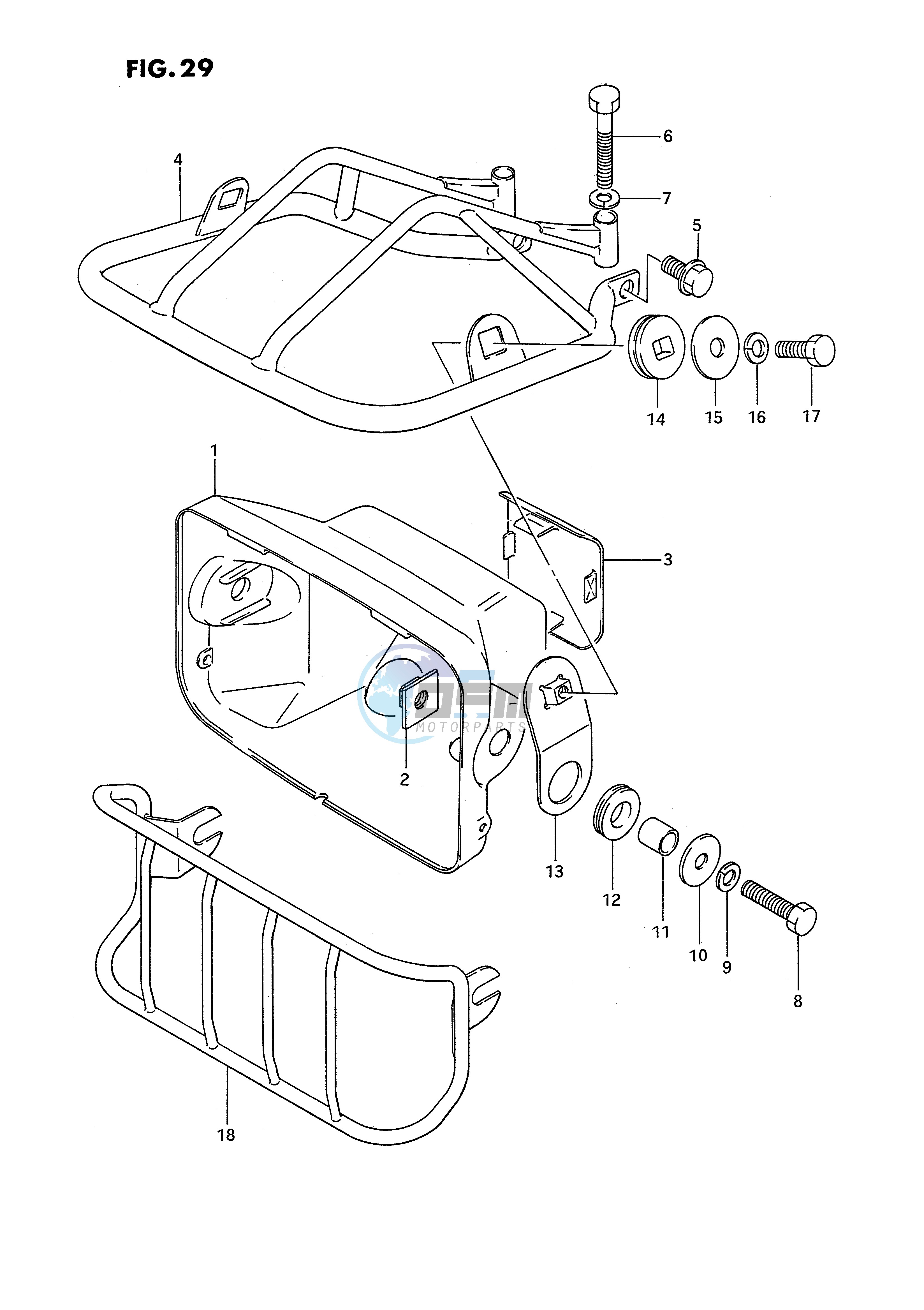 HEADLAMP HOUSING