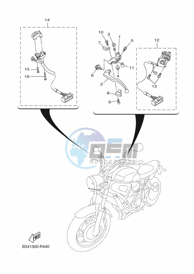 HANDLE SWITCH & LEVER