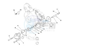 GPR - 50 CC VTHVXA00 2T drawing WATER PUMP