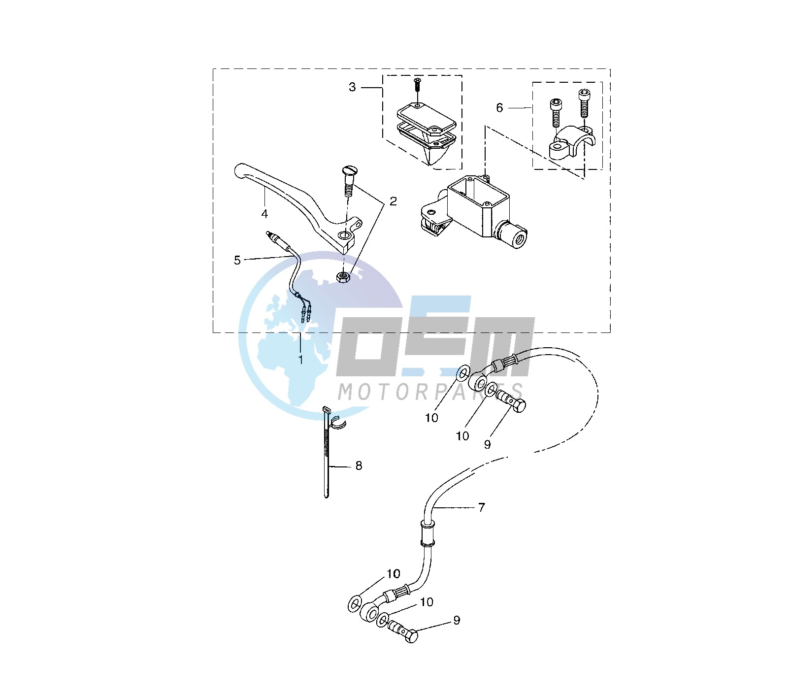 FRONT MASTER CYLINDER